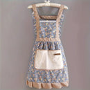 2pcs Canvas Apron for Women Home Kitchen Cooking Breathable Wear Apron Home Accessories