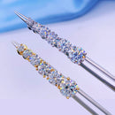 Real 0.1-3CT Test Passed Moissanite Diamond Stud Earrings for Women S925 Silver Platinum Plated Bride Wedding GRA Fine Jewelry