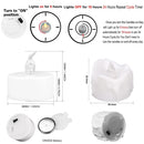 Flameless Flickering LED Tea Lights with Timer 6 Hours On & 18 Hours Off in 24Hours Cycle Automatically LED Votive Candles Light
