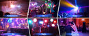 Datewink 4PCS Flat Par Lights With Bag 36LEDs RGB Stage Lighting Effect DMX512 For DJ Disco Karaoke Wedding Party Club Christmas