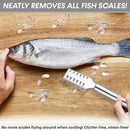 Multi-Purpose Kitchen Scraper, for Fish, Ginger, Veggies. 23cm, Non-Slip Handle, Versatile Tool