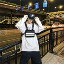 Men's Waterproof Chest Rig Bag Casual Wear resistant Oxford Unisex Vest Bag Large Capacity Male Fanny Pack