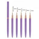 Ultra Fine Nail Art Liner Brushes Set, Professional Thin Line Painting Pens, Manicure Tools for Nail Art Design & Detail Drawing