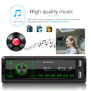 Podofo 1Din 双USB MP3播放器 ISO端口车载收音机 按键触控 USB 4声道音频输出 蓝牙遥控车载音响