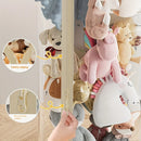 Stuffed Animal Storage Tube Toy With Zipper Vertical Display Organizer Bucket Lid Space Saving Tower For Kids Room Closet