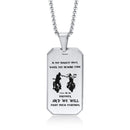 Waterproof Stainless Steel Dog Tag Necklaces for Men BFF Jewelry,Free Custom Birthday Graduation Father's Day Gifts to Him