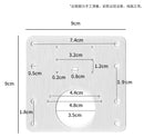 Hinge Repair Plate Resistant Stainless Steel Furniture Mounted Plate Cabinet Door Hinges Repair fixed plate Mount Tool