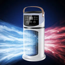 Water Cooling Fan Air Conditioner Adjustable Speeds Timer Personal Fan Air Cooler With Humidifier for Bedroom Living Room Office