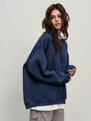 Wolfeel Oversized Hoodies & Sweatshirts for Women Autumn Winter Thick Warm Fleece Sweatshirt Girls Streetwear Loose Pullovers