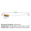 3D Printer Cleaner Tool Copper Wire Toothbrush Copper Brush Handle For Nozzle Block Hotend Cleaning Hot Bed Cleaning Parts