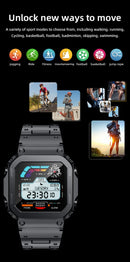 Miltary Smart Watch 2025 Men's Steel Watch Aiweile AW39 Fitness Tracker Sport Business Bluetooth Call Copy Design High Quality