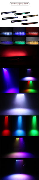 SHEHDS LED 18x18W Wash Wall Floodlight Landscape Flood Down Lighting for Dj Disco Party Wedding Christmas Lights Audience