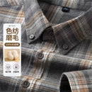 100% Cotton Men's Flannel Shirt Plaid Casual Long Sleece Multi-Color High Quality Autumn Winter Retro Dress Shirts Big Size 6XL