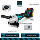 The Rotor Edge | 125mm Brushless Angle Grinder, 18V Cordless, 10000 RPM