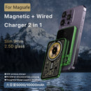 2024 New Transparent Macsafe Power Bank 15W Magnetic Wireless Charger For iPhone 12 13 14 15 Pro Power Bank External Auxiliary