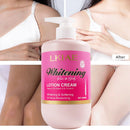 LKIAE Vitamin C and Vitamin E Lightening Body Lotion, Whitening, Softening, 24 Hours Moisturizing, Rapid Absorption, 500ml