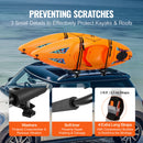 SucceBuy Kayak Roof Rack 2 Pairs J-Bar Soft Roof Rack Quick Folding Top Mount Tie Down Carrier kayak Surf Board Canoe Ski Board