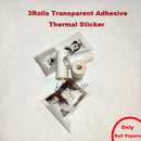 Peripage Paper Adhesive Thermal Sticker Photo Paper White Color Transparent Label for 57mm width Paperang Memobird Iprinter