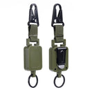 Retractable Badge Reels Multi-purpose Tactical Backpack Hooks Id Badge Card Holder Key Retractable Lanyard Badge Reel