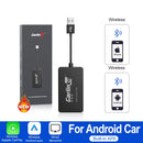 Carlinkit 无线 CarPlay 和 Android Auto 加密狗，适用于安卓车载导航播放器 USB 适配器，支持镜像投屏 Spotify Waze CCPA/W