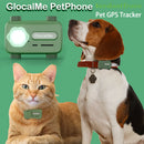 GlocalMe PetPhone Pet GPS Tracker WiFi Pet Phone for Dogs Cats AI Health Alerts Two-Way Call Real-Time Tracking Geo-Fencing