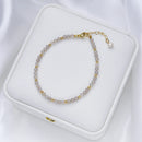 3MM Naturnal Stone Beads Bracelets For Women on Hand Luxury Jewelry Sets  Wholesale Bangle  Party Gift Tourmaline  Handwork