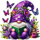 Huacan New Arrivals Diamond Painting Portrait Gnome Diy Mosaic Flower Rhinestone Pictures Kit Wall Art Decor For Home