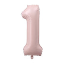 32/40inch Light Pink Blue number balloons Foil Balloon Birthday Balloons Party Baloon 0 1 2 3 4 5 6 7 8 9 globos Balls