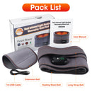 Cordless Hot Waist Belt Massager Lower Back Support Lumbar Protector Back Heated Vibration Massage Waist Brace Relief Pressure