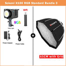 The Chroma Forge | 100W Bi-Colour RGB LED Video Light with Bowens Mount