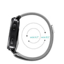 Blackview X20表带磁性不锈钢金属腕带，适用于Blackview 2024 X20表带配件