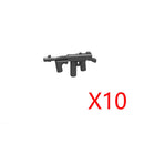 WWII Military Building Blocks Accessories Soldier Figures Weapons Box Rifle Submachine Gun AKM Shield Mini Brick Toy K003 Gift