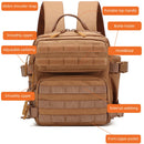 The Ruckdack | 900D Tactical Molle Daypack with Dual Cup Holders