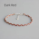 La Monada 16+2cm 14K Gold Filigree Line 925 Sterling Silver Rope Bracelets Thread Line String Jewelry Bracelets For Women Girls