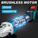 The Rotor Edge | 125mm Brushless Angle Grinder, 18V Cordless, 10000 RPM