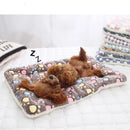Pet Sleeping Mat Dog Bed Cat Litter Puppy Bed Dog Sofa Lovely Mattress Cushion for Small Large Dog Washable Blanket For Winter
