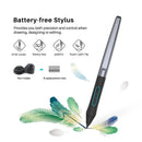 HUION Inspiroy H1060P Graphics Drawing Tablet with 8192 Pressure Sensitivity Battery-Free Stylus and 12 Customized Hot Keys, 10
