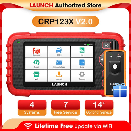 全新发布 CRP123X V2.0 OBD2 扫描仪 汽车DIY代码读取器 汽车诊断工具 自动扫描仪 自动扫描工具 诊断