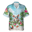 Funny Men's Shirt Animal Pig 3D Printed Beach Cute Pet Graphic Shirts For Men Clothes Casual Hawaiian Surfing Short Sleeve