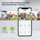 ZUMIMALL APP 安全无线户外电池摄像机，2.4G WiFi 彩色夜视/警报器/PIR