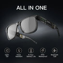 KUMI Meta V1 Smart Glasses Polarized Sunglasses Bluetooth glasses IPX4 Waterproof Open Ear Headphones AI Voice Assistant