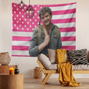 1pc Pedro Actor Pink American Pascal Flag Fun Spring House Garden Tapestry Sexy Music Poster Gift for Courtyard Room Banner