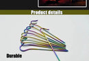 The Anchor | Ultralight Titanium Alloy Tent Stakes with Hook (8-Piece Set)
