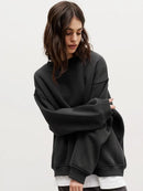Wolfeel Oversized Hoodies & Sweatshirts for Women Autumn Winter Thick Warm Fleece Sweatshirt Girls Streetwear Loose Pullovers