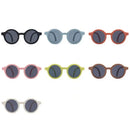 New Children's Folding Small Frame Circle Sunglasses Girls Brand Designer Circle Sun Glasses Cute Baby Sunshade Eyewear UV400