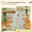 The Summit Tower | Floor-to-Ceiling Wooden Cat Tree with Hammock & Scratching Posts