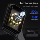 500X Magnification Digital Microscope 3Inch IPS Screen HD Electronic Coin Magnifier Microscope Camera for School Outdoor Teach