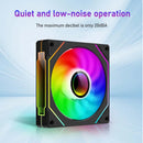 PRISM 4 PRO Computer Chassis Fan 120mm ARGB 12V 4Pin PWM Cooling Fan 5V 3PIN Infinite Mirror Light Effect CPU Cooling Fan