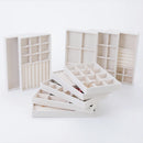 1PC, Flocking Jewelry Box Jewelry Tray, Color: Beige 2030