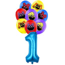 Smiling Critters Birthday Party Decoration Disposable Tableware Set Plate Balloons Banner Cake Topper Party Supplies Baby Shower
